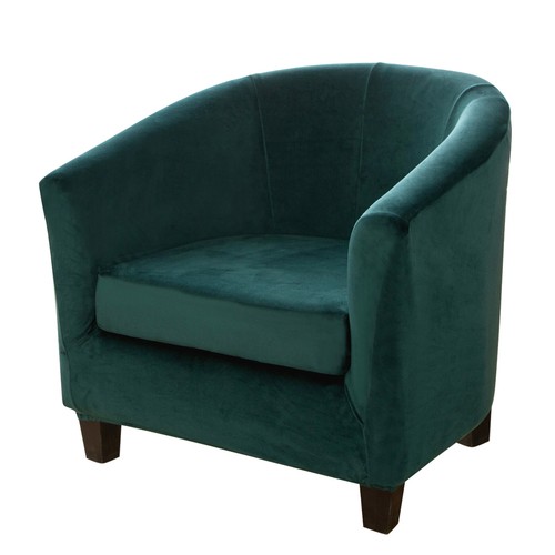 Velvet tub chair - tub, covers