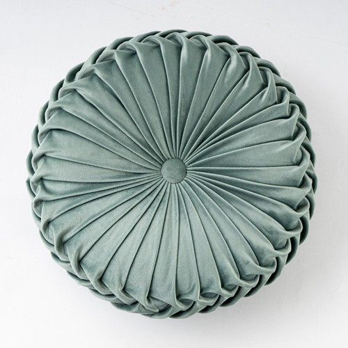 Round velvet throw pillow - round,