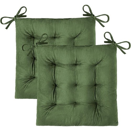 Soft velvet chair cushion - chair,