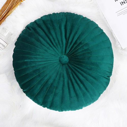 Round velvet throw pillow - round,