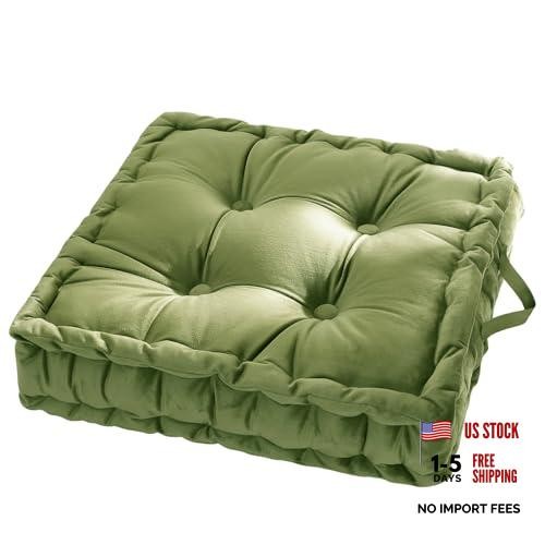 Square solid color velvet - square, seat