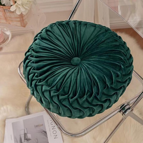 Pumpkin pleated round - round, throw