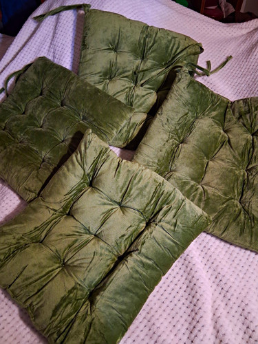 Set green plush velvet - 4,