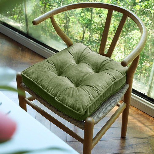 Soft velvet chair pads ties - chair,