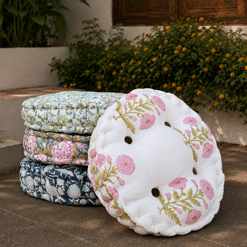 Round chair cushion - round, moss
