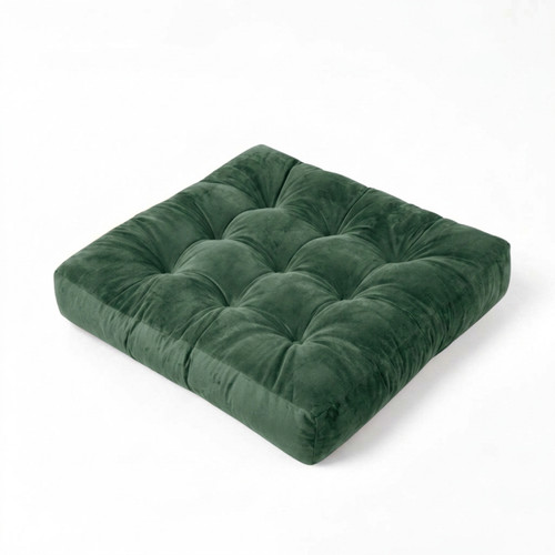 Velvet floor cushions large - cushions,