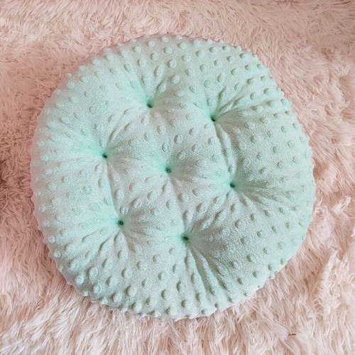 Bean velvet cushion - bean,